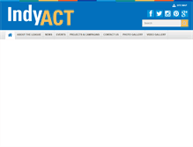 Tablet Screenshot of indyact.org